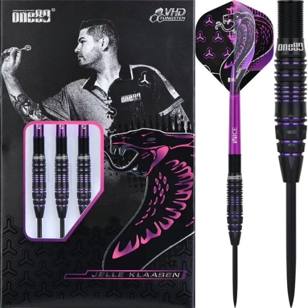 One80 Jelle Klaassen VHD Darts Cobra Zwart