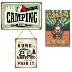 Wall Hanger Metal Camping Mix/3 30x40cm