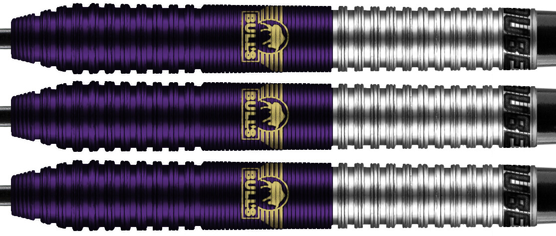 Bull's Dirk van Duijvenbode Aubergenius Purple Titanium 90% tungsten