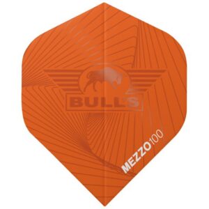 Bull’s Mezzo 100 No.2 Flight Oranje 5 Pack