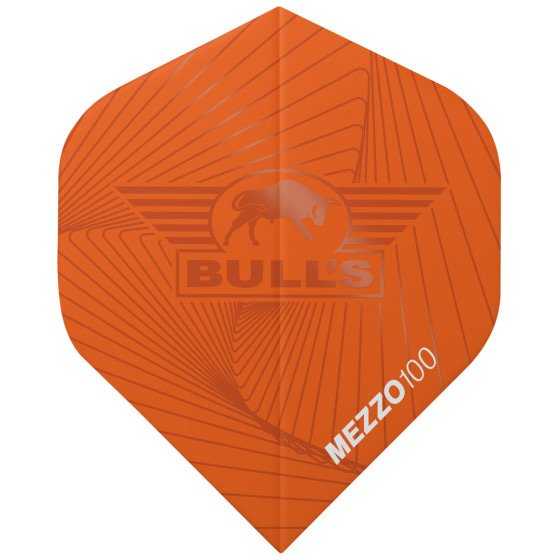 Bull's Mezzo 100 No.2 Flight Oranje 5 Pack