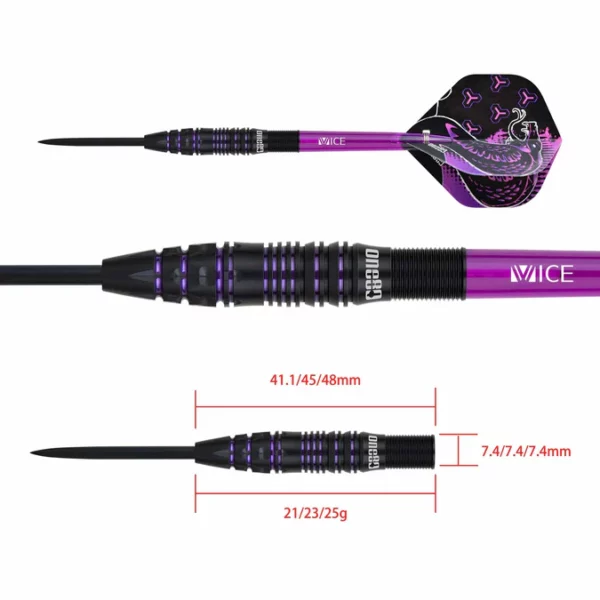 One80 Jelle Klaasen VHD Darts Cobra Zwart 90% Tungsten