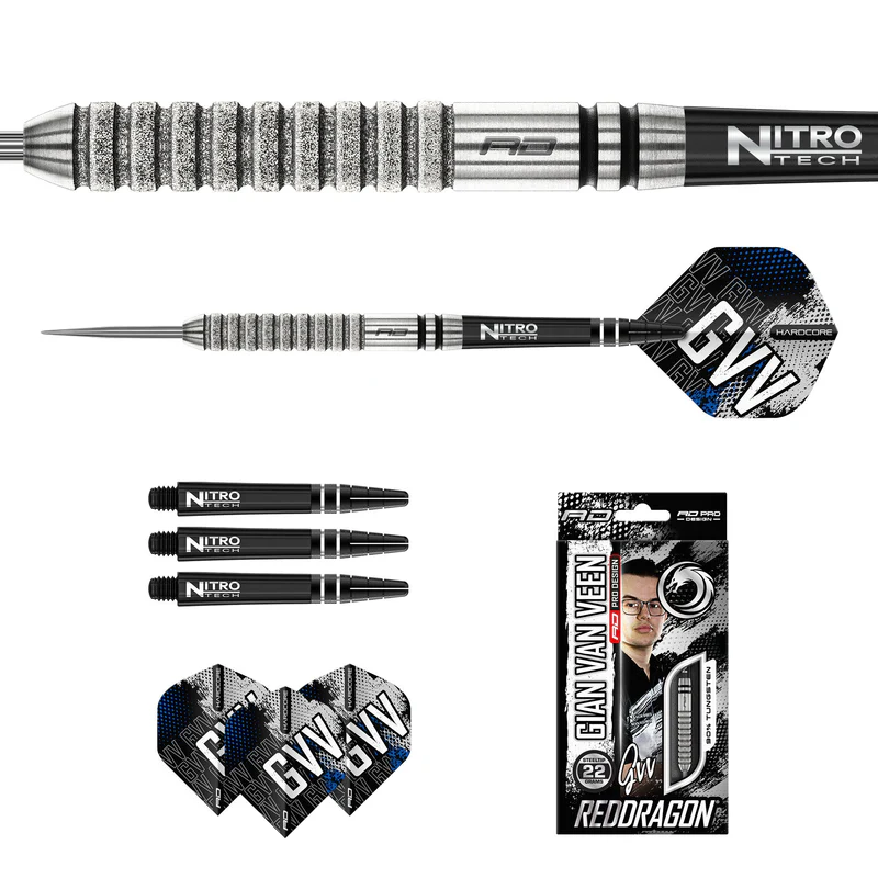 Red Dragon Gian van Veen Tour Edition 90% Tungsten