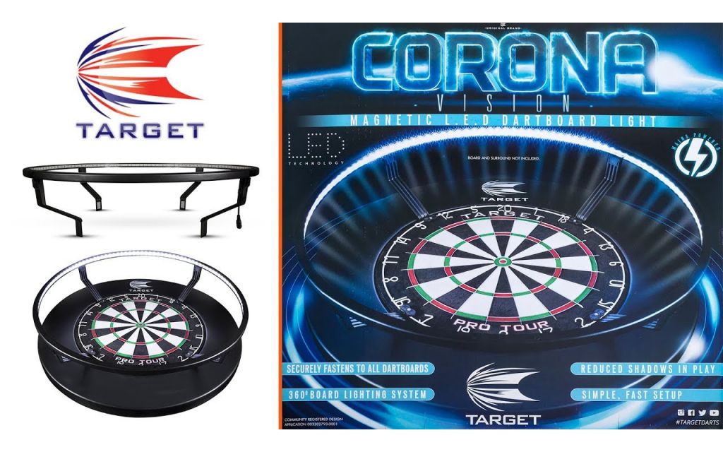 Target Corona Vision Dartbord Verlichting