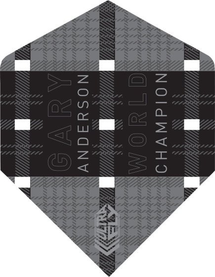 Unicorn UltraFly Gary Anderson No.2 Standaard Flight Zwart