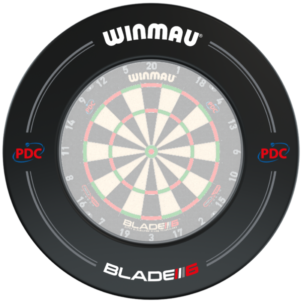 Winmau Dartboard Surround Printed Zwart