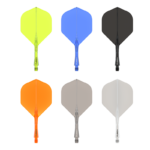 Winmau Fusion geïntegreerde Flights en Shaft