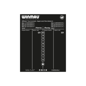 Winmau Official Tournament Scoreboard 44x35 cm