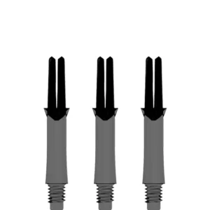 L-Style Straight Shell Lock Clear Black