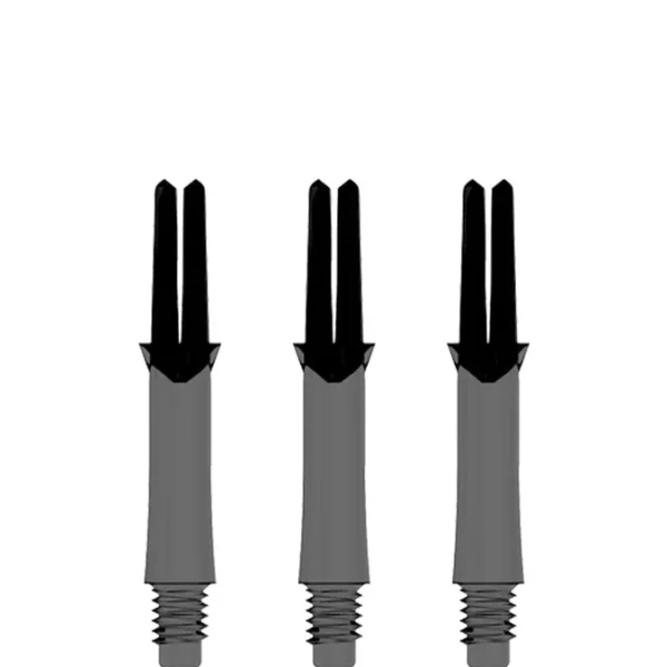 L-Style Straight Shell Lock Clear Black