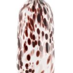 Vase glass ''Turtle'' Ø13.5x29cm Brown