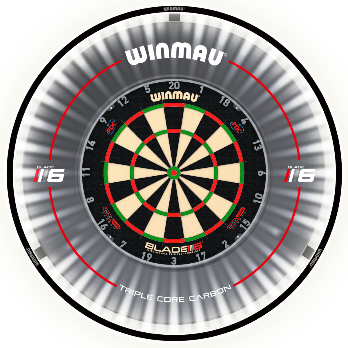 Winmau Plasma Dartbord Verlichting