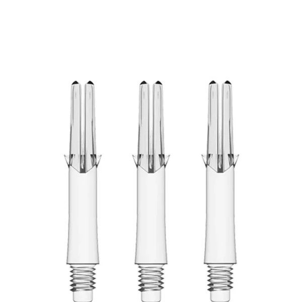 L-Style Straight Shell Lock Milky White