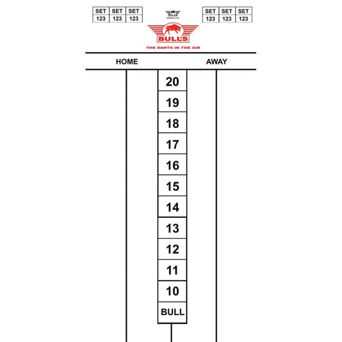 Bull's Darttel Flex 60x30 cm