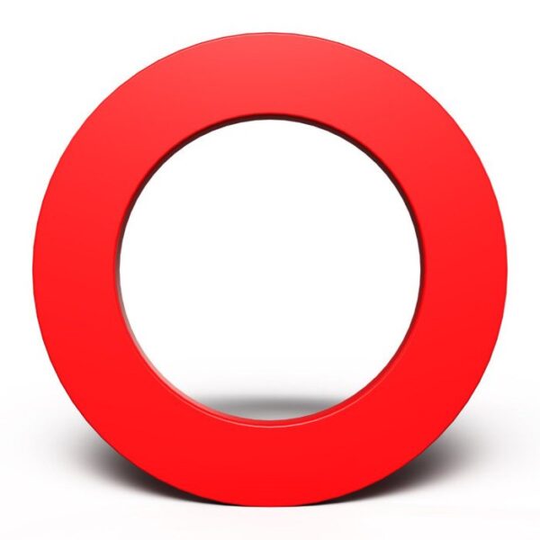 Bull's Plain PU Surround Rood Bull's Plain PU Surround Rood