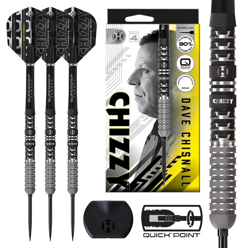 Harrows Dave "Chizzy" Chisnall V4 90% Tungsten Quick Point
