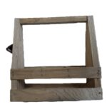 Crate w. handle and opener - 3 bottles 27x10x27 Antique