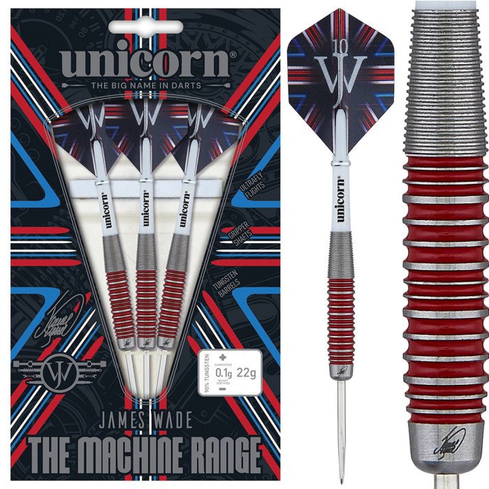 Unicorn James Wade the Machine Range (red) 90% tungsten