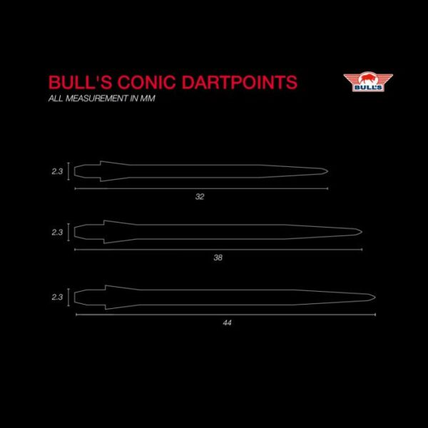Bull's Conic Steel Points