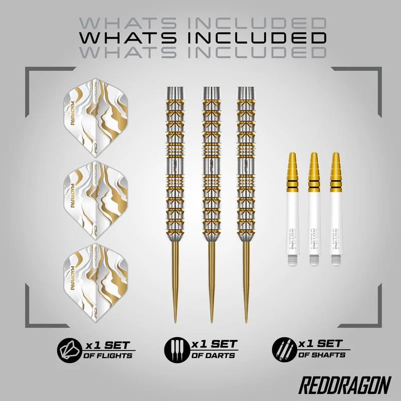 Red Dragon Paradym Darts 90% Tungsten Parallel