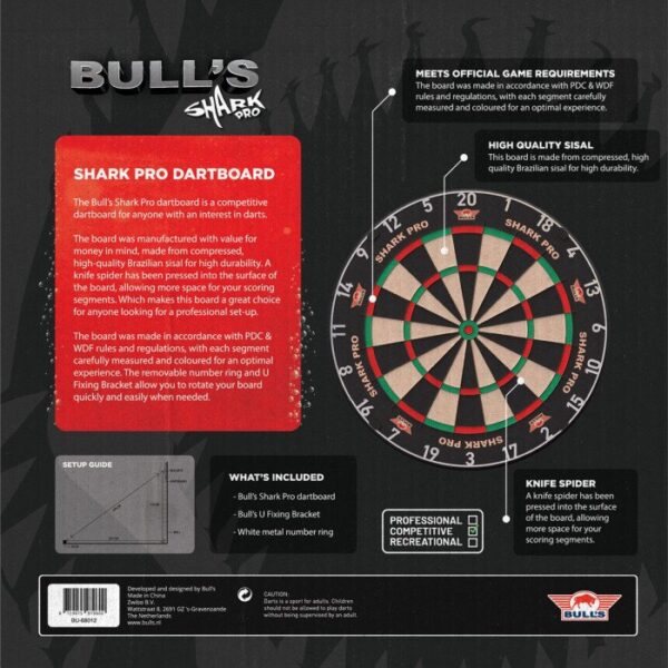 Bull's Shark Pro Dartboard