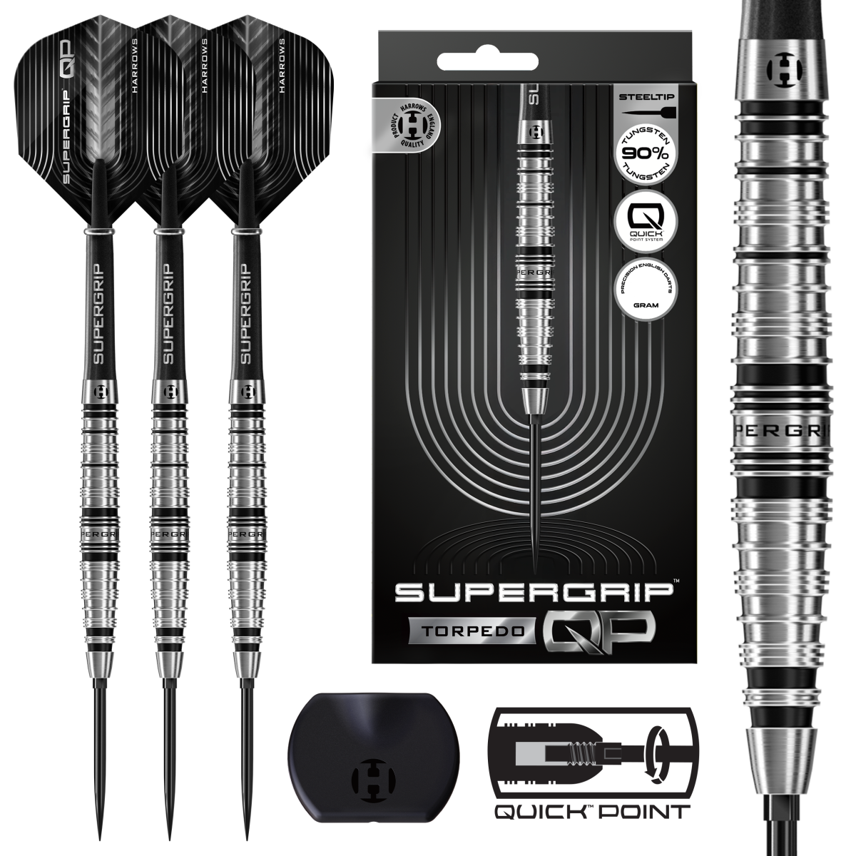 Harrows Supergrip QP Torpedo 90% tungsten