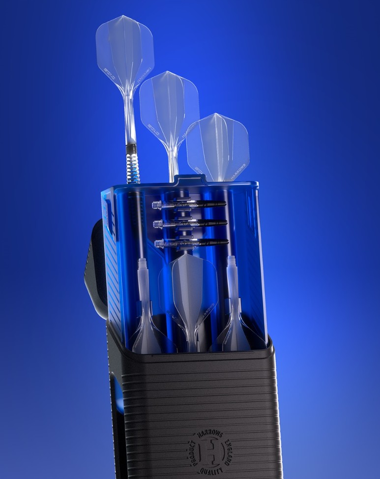 Harrows Vault Dart Case - Blauw