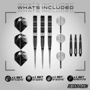 Red Dragon Recon Darts 90% Tungsten Tapered