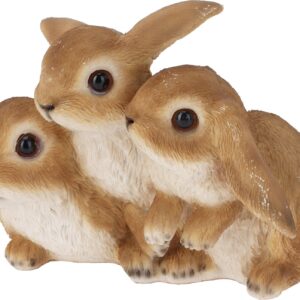 Konijntjes Polystone Groep van 3 17x12x11.5 cm