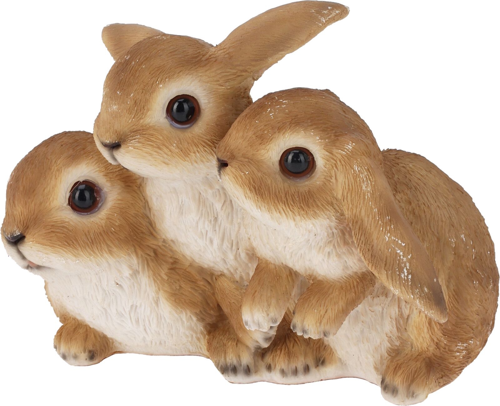 Konijntjes Polystone Groep van 3 17x12x11.5 cm