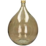 Vase Recycled Glass Brown 40x40x56cm