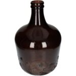 Vase Recycled Glass Brown A 27x27x42cm
