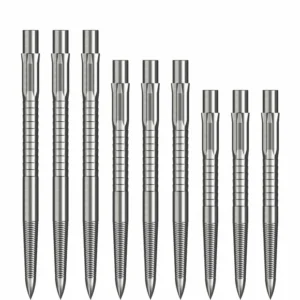 Caliburn Evo Dart Points – Micro Grip – Silver