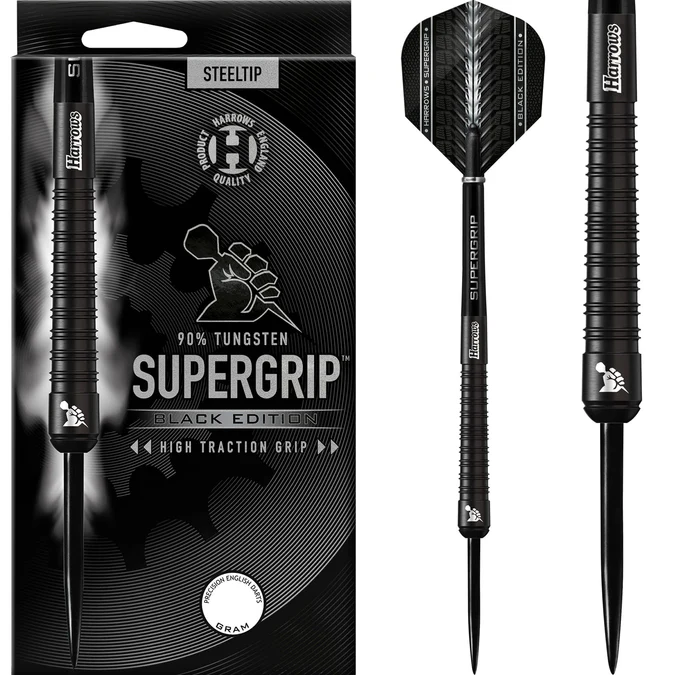 Harrows Supergrip Black Edition 90% Tungsten