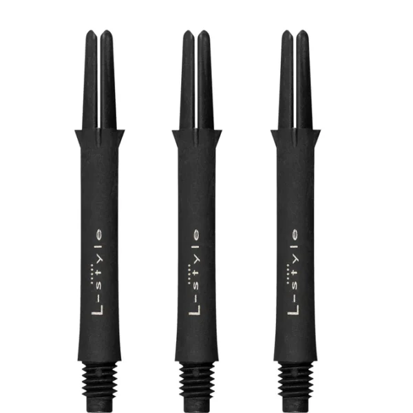 L-Style Straight Carbon Zwart