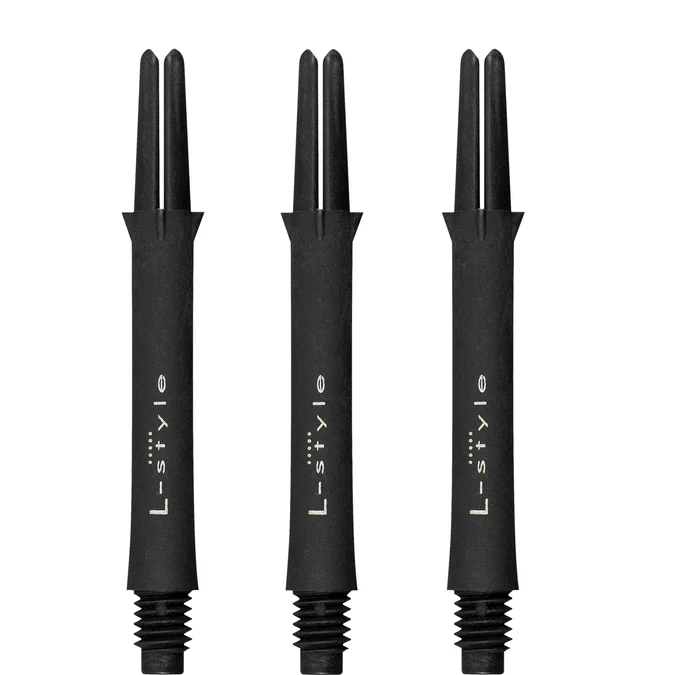 L-Style Straight Carbon Zwart