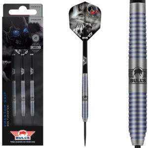 Bull’s Phantom Grip 80% Tungsten Blauw