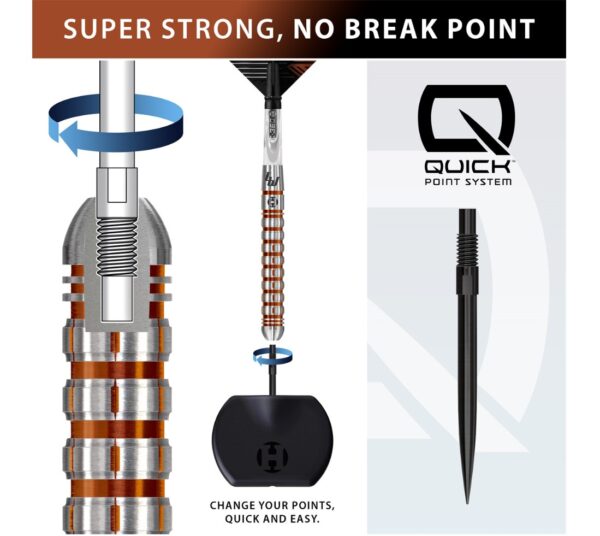 Luke Woodhouse Series 2 90% tungsten Quick Point