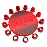 Trident 180 Dart Point Cones Rood