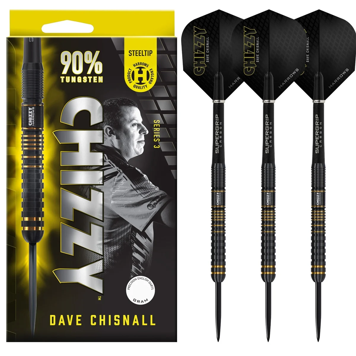 Harrows Dave Chisnall Series 3 90% Tungsten Quick Point