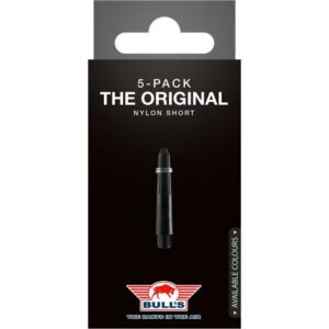 Bull’s Nylon The Original 5 Pack Shaft Zwart