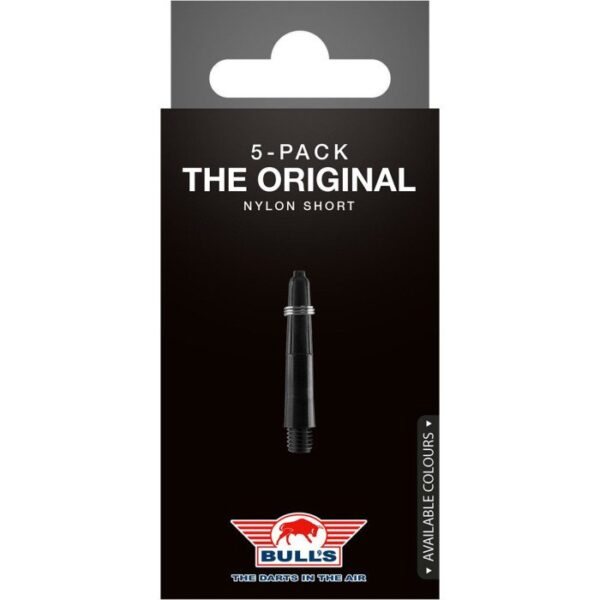 Bull's Nylon The Original 5 Pack Shaft Zwart Bull's Nylon The Original 5 Pack Shaft Zwart