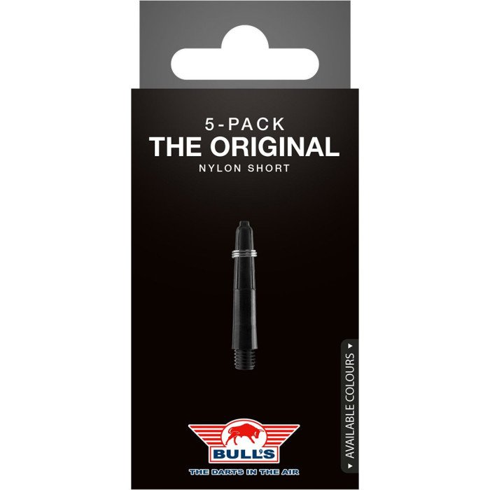 Bull's Nylon The Original 5 Pack Shaft Zwart