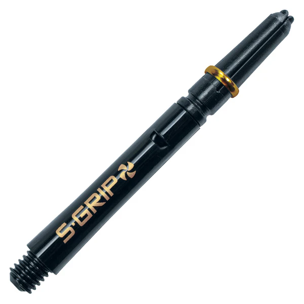 Harrows Supergrip Spin Zwart Goud Harrows Supergrip Spin Zwart Goud