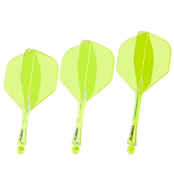 Winmau Fusion No2 geïntegreerde Flights en Shaft Geel Winmau Fusion No2 geïntegreerde Flights en Shaft Geel