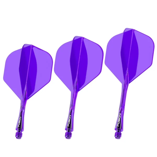 Winmau Fusion No2 geïntegreerde Flights en Shaft Paars