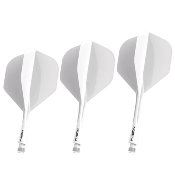 Winmau Fusion No2 geïntegreerde Flights en Shaft Wit Winmau Fusion No2 geïntegreerde Flights en Shaft Wit