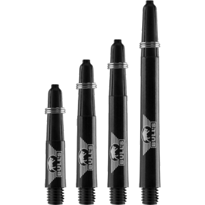 Bull's Nylon Dura + Ring Shaft Zwart