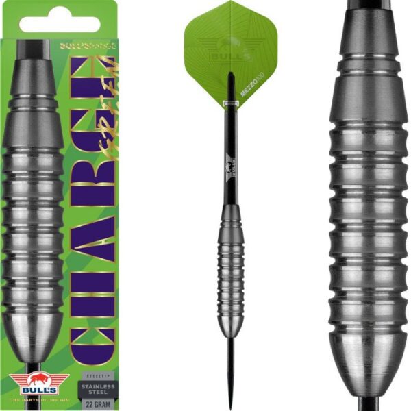 Bulls Charge Green 22 gr. Stainless Steel Steeltip