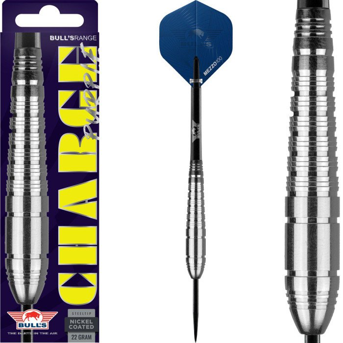Bulls Charge Purple Nickel coated Steeltip 22 gr